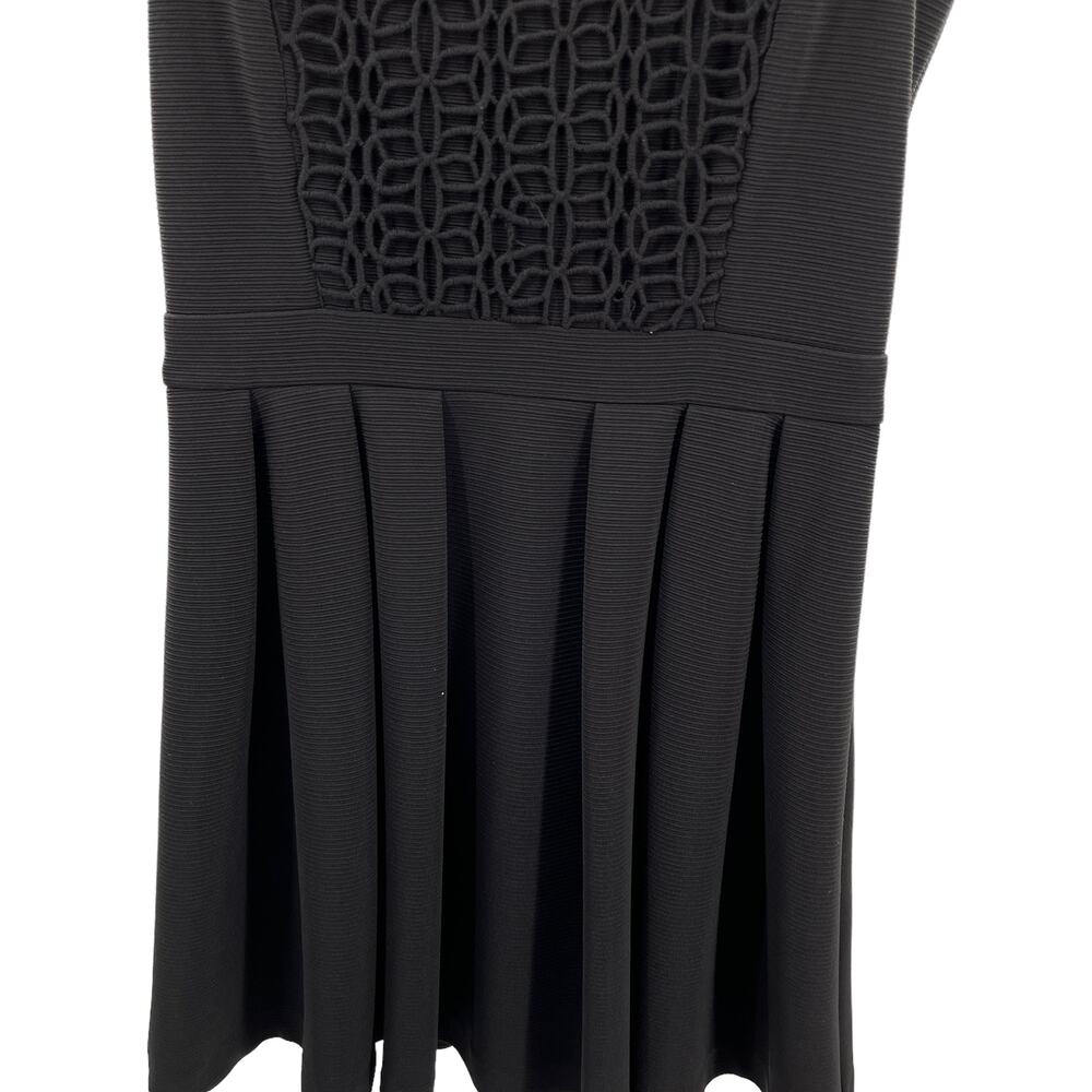 Pink Martini Black Lace Bodice Sleeveless Party Fit & Flare Dress Women Sz S - Picture 4 of 11